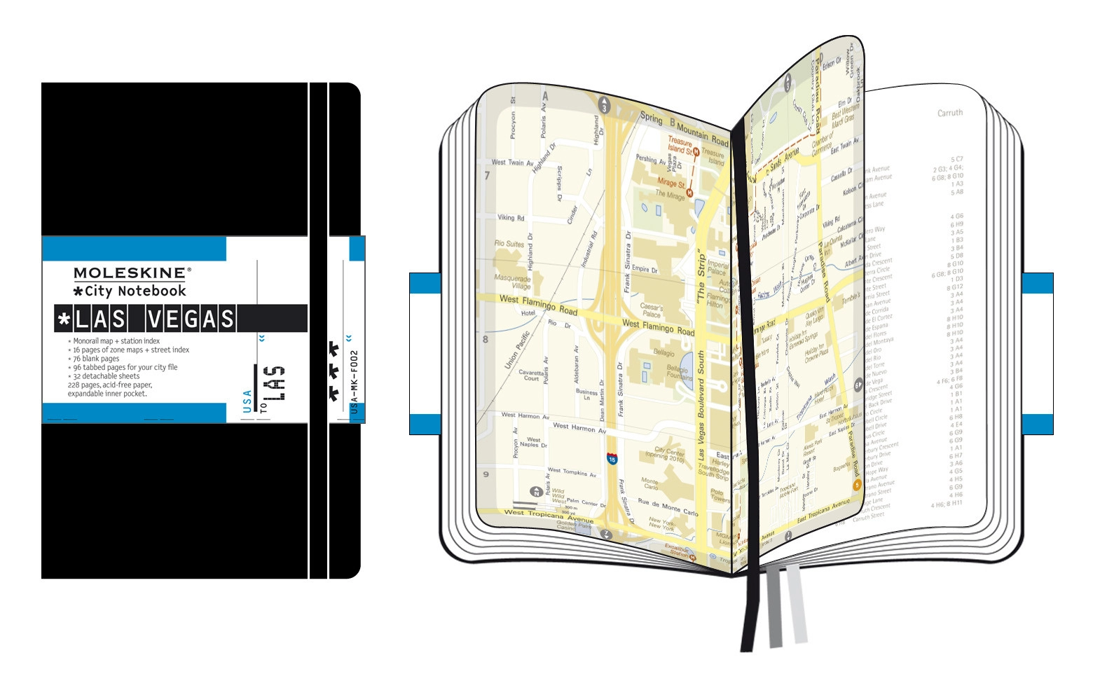 Een City Notebook LAS VEGAS ** zonder recht van retour ** koop je bij Moleskine.nl